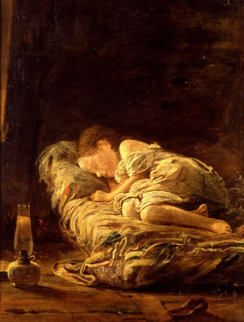 Fanciulla che dorme (La scarpetta) - Collezione Intesa San Paolo